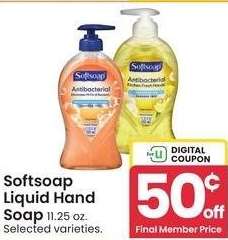 Softsoap Liquid Hand Soap* - 11.25 oz. Selected varieties.