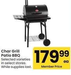 Char Grill Patio BBQ - Selected varieties