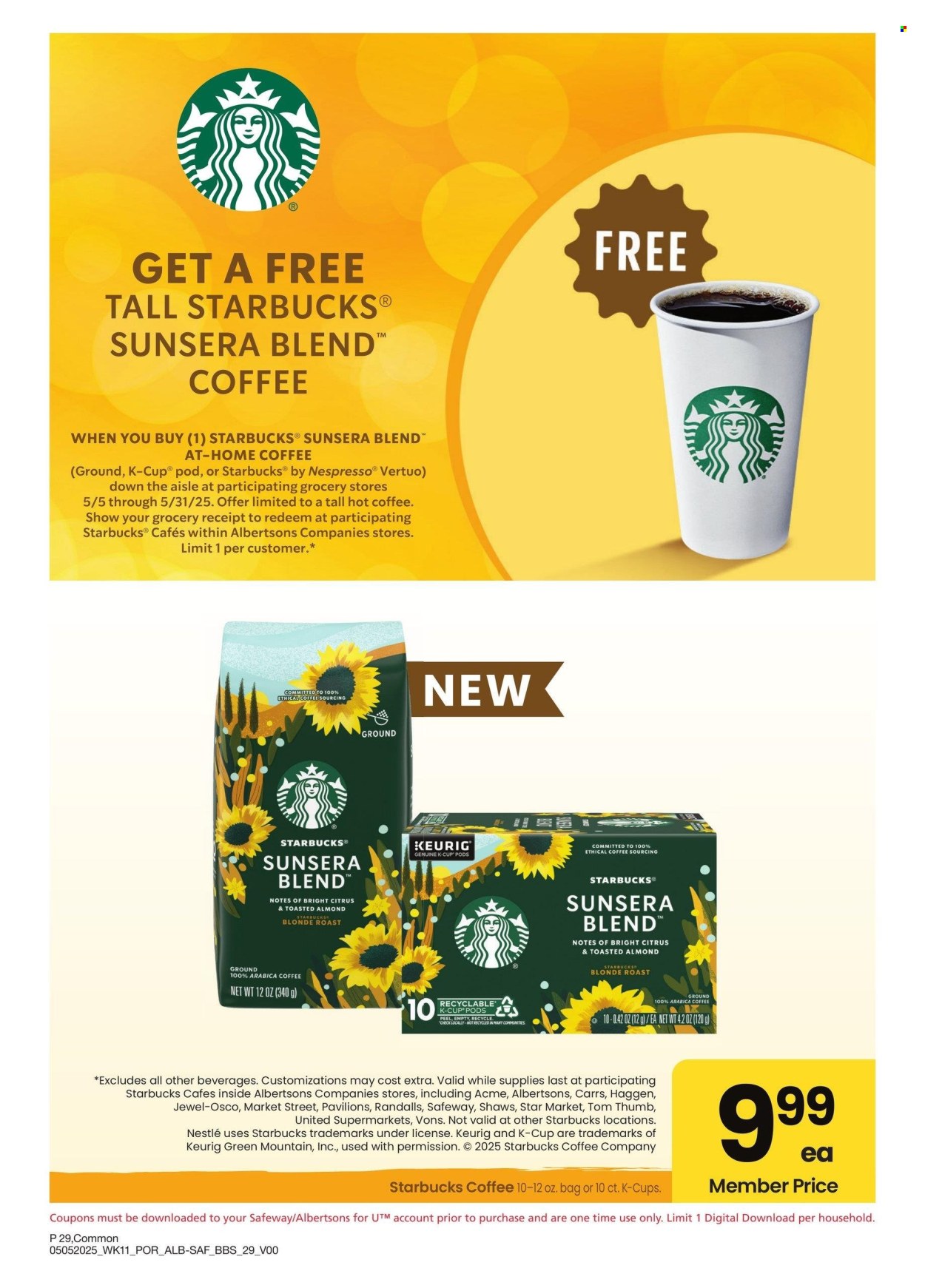 Albertsons ad - 05/05/2025 - 06/01/2025. Page 1