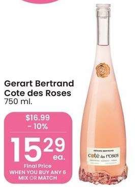 Gerart Bertrand Cote des Roses - 750 ml.