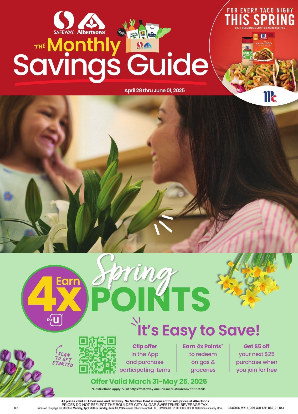 Albertsons ad - 04/28/2025 - 06/01/2025. Page 1