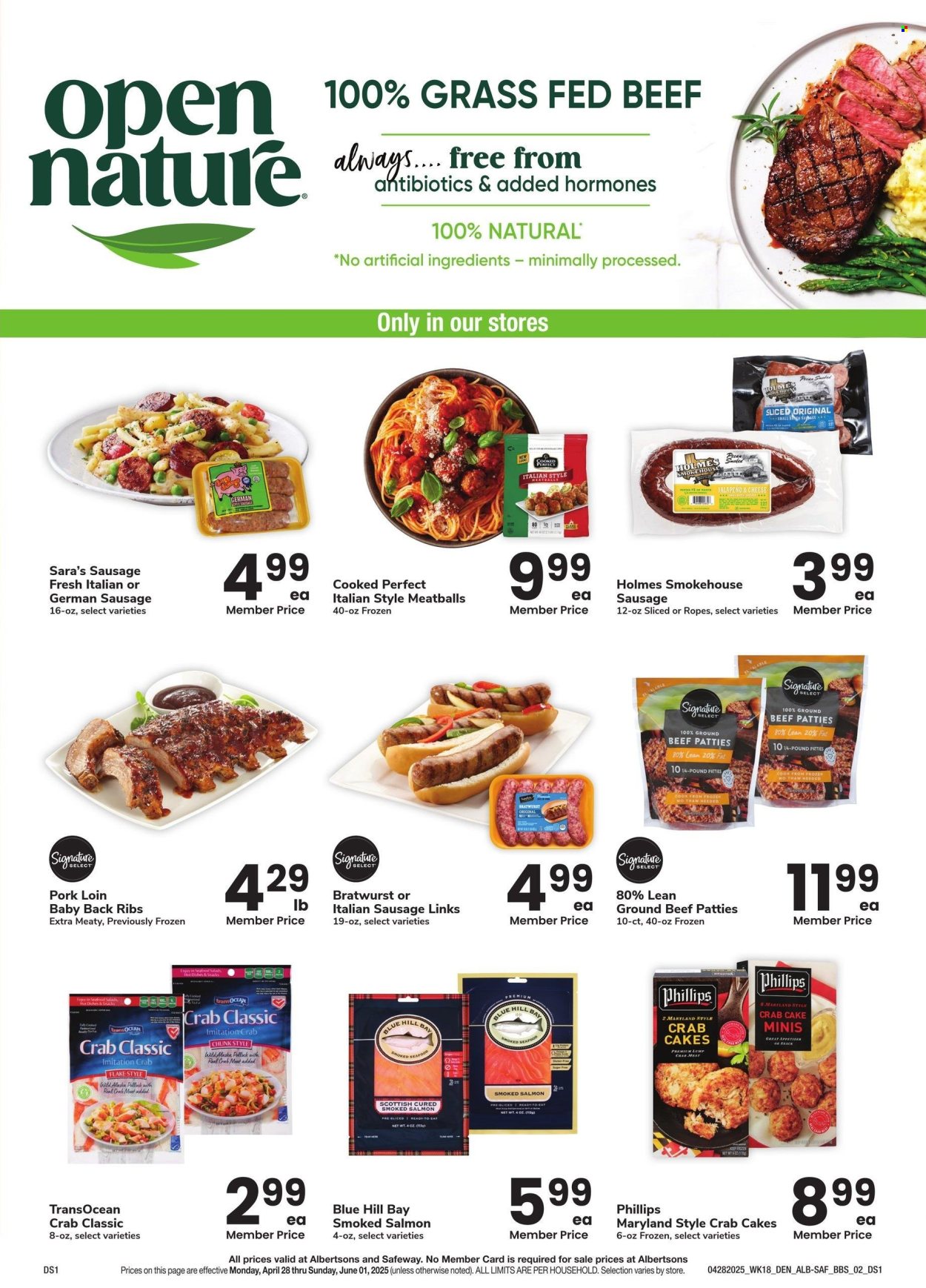 Albertsons ad - 04/28/2025 - 06/01/2025. Page 1