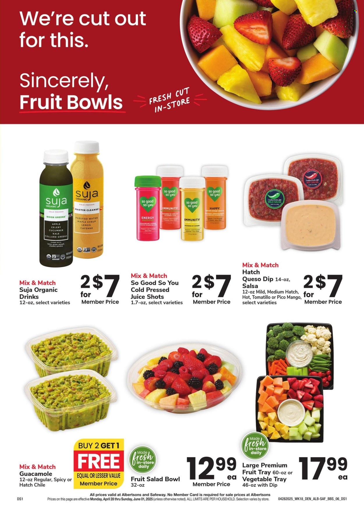 Albertsons ad - 04/28/2025 - 06/01/2025. Page 1
