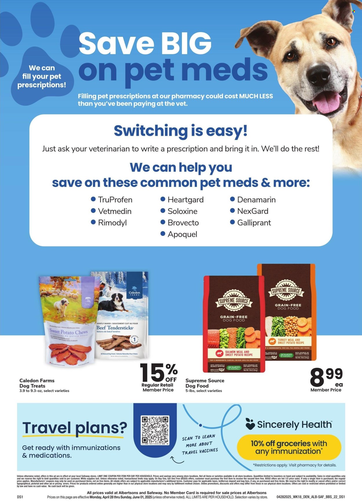 Albertsons ad - 04/28/2025 - 06/01/2025. Page 1