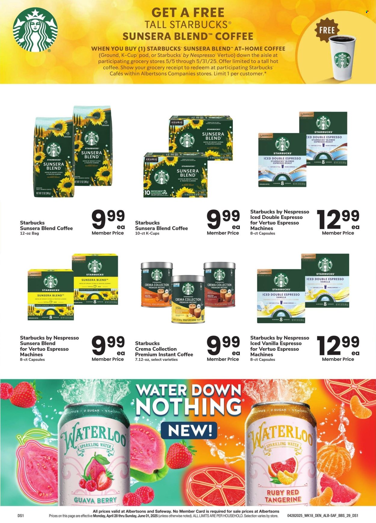 Albertsons ad - 04/28/2025 - 06/01/2025. Page 1