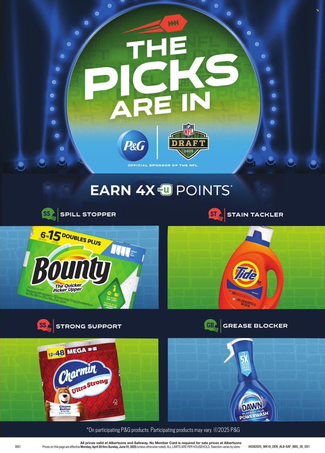 Albertsons ad - 04/28/2025 - 06/01/2025. Page 1