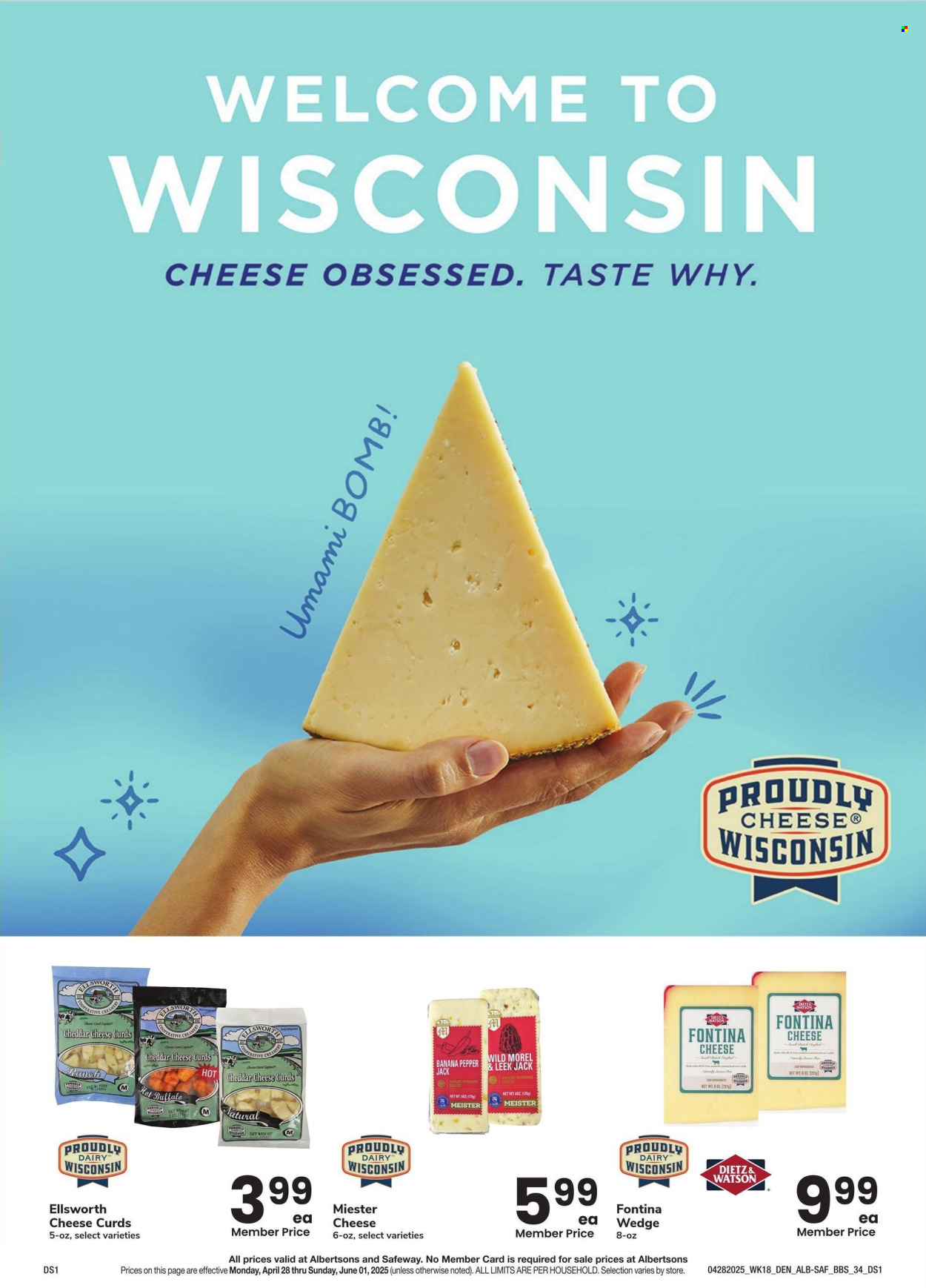 Albertsons ad - 04/28/2025 - 06/01/2025. Page 1