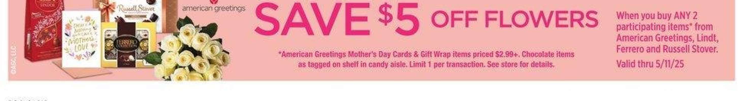 American Greetings, Lindt, Ferrero, and Russell Stover