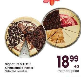 Signature SELECT® Cheesecake Platter - Selected Varieties