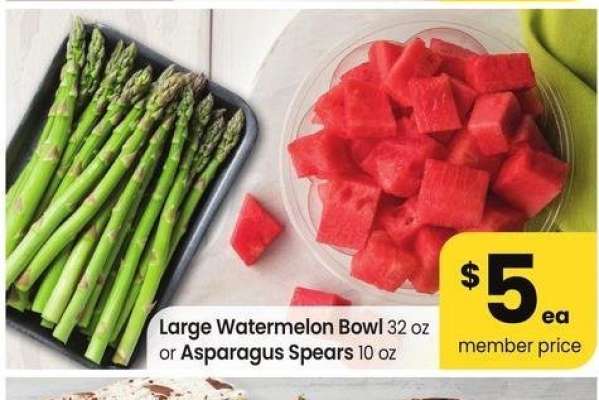 Large Watermelon Bowl 32 oz or Asparagus Spears 10 oz