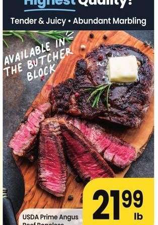 USDA Prime Angus Beef Boneless Ribeye Steaks