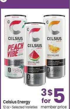 Celsius Energy - 12 oz Selected Varieties