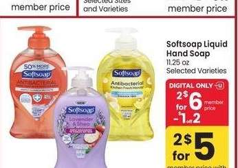 Softsoap Liquid Hand Soap* - 11.25 oz Selected Varieties