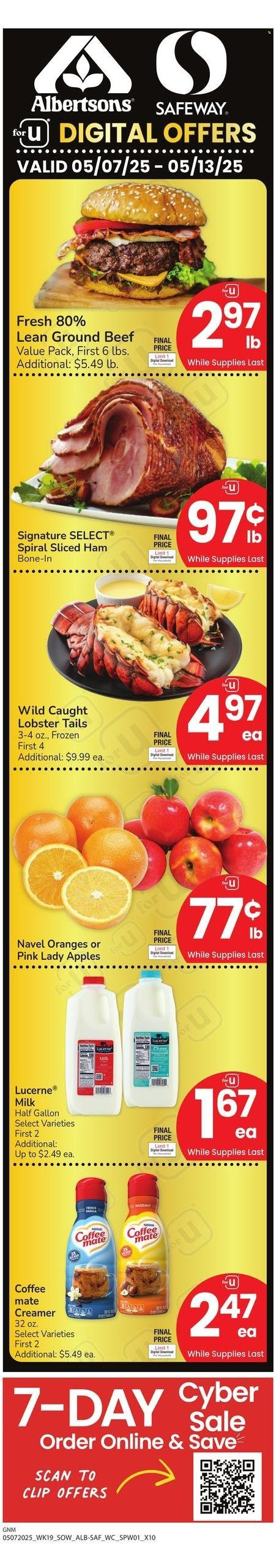 Albertsons ad - 05/07/2025 - 05/13/2025. Page 1