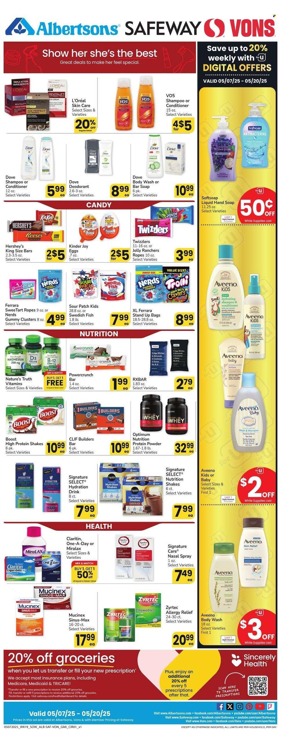 Albertsons ad - 05/07/2025 - 05/13/2025. Page 1