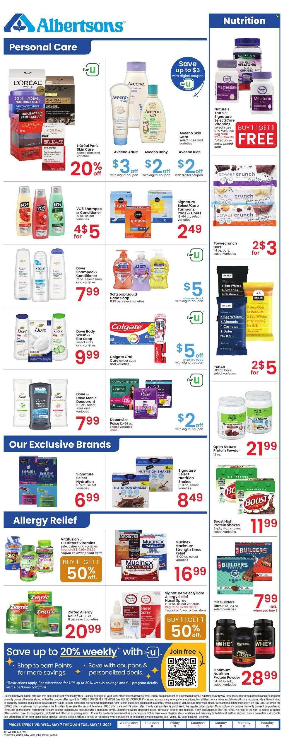 Albertsons ad - 05/07/2025 - 05/13/2025. Page 1