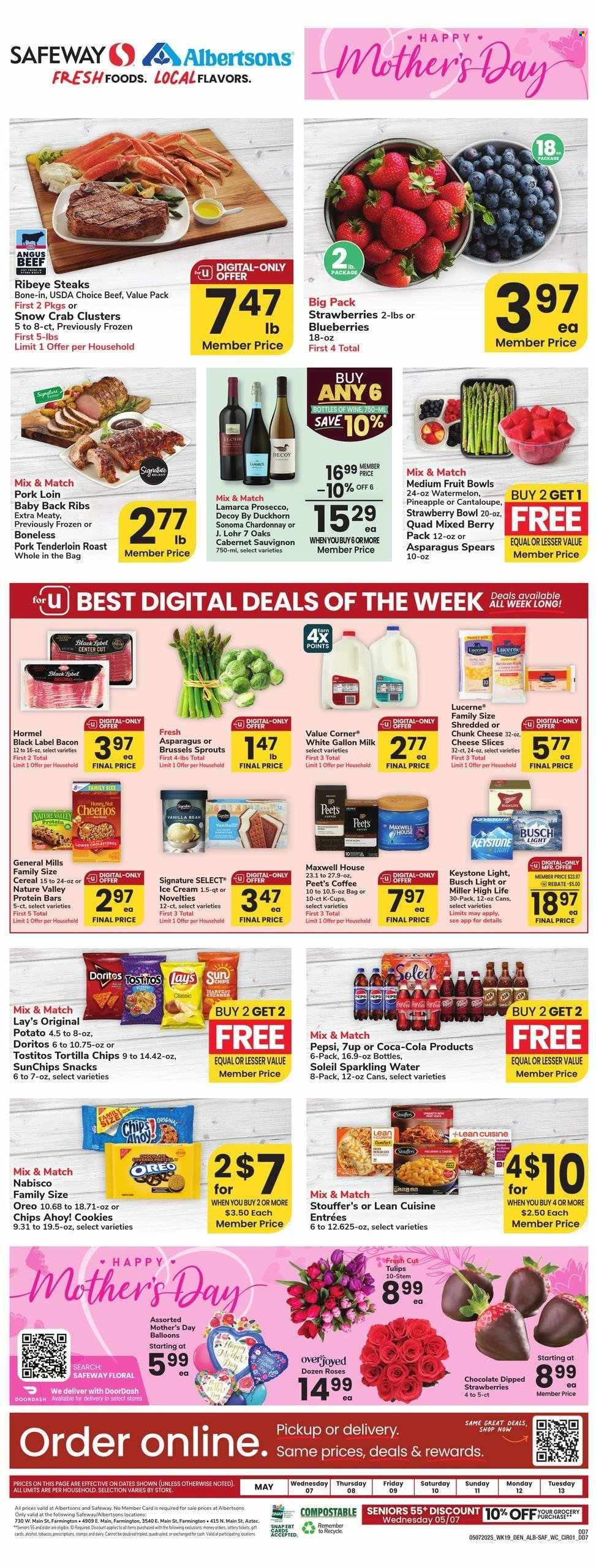 Albertsons ad - 05/07/2025 - 05/13/2025. Page 1