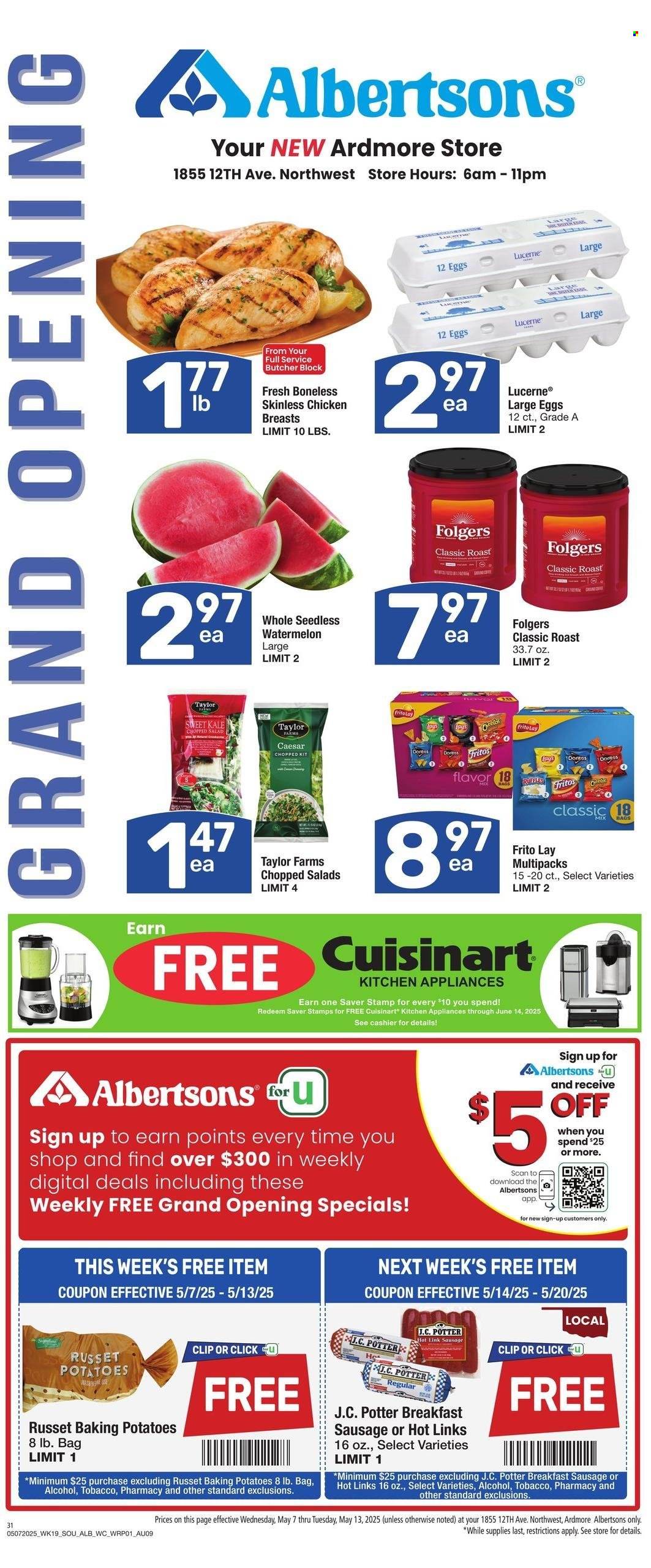 Albertsons ad - 05/07/2025 - 05/13/2025. Page 1