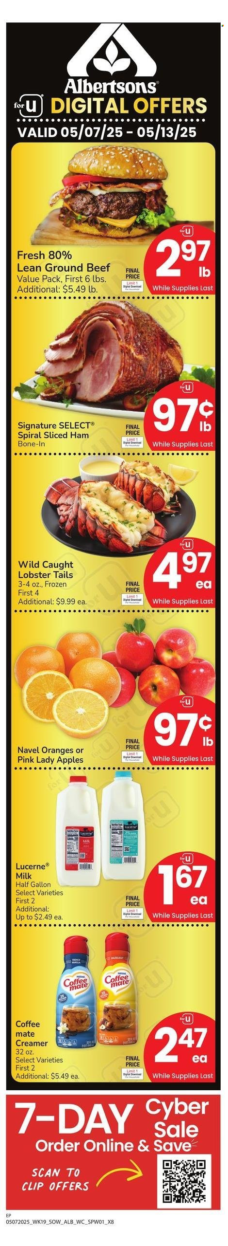 Albertsons ad - 05/07/2025 - 05/13/2025. Page 1