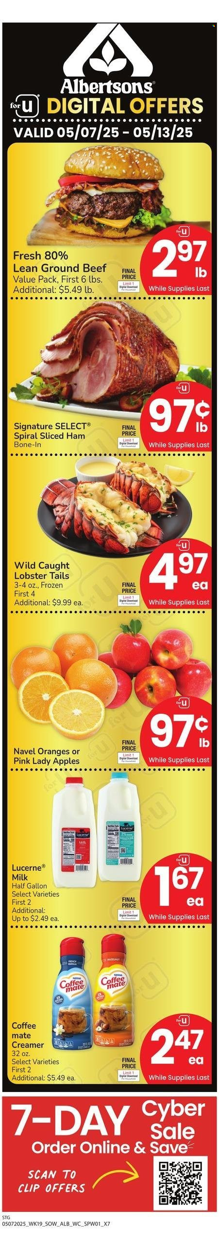 Albertsons ad - 05/07/2025 - 05/13/2025. Page 1