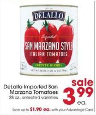 DeLallo Imported San Marzano Tomatoes