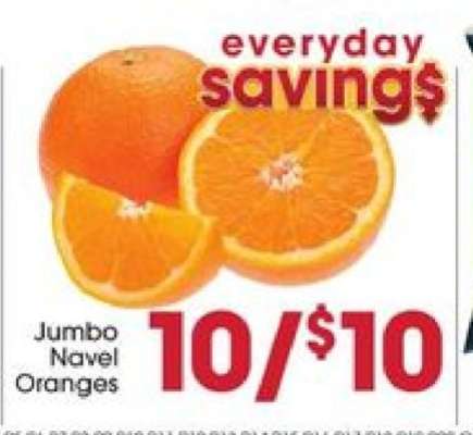 Jumbo Navel Oranges