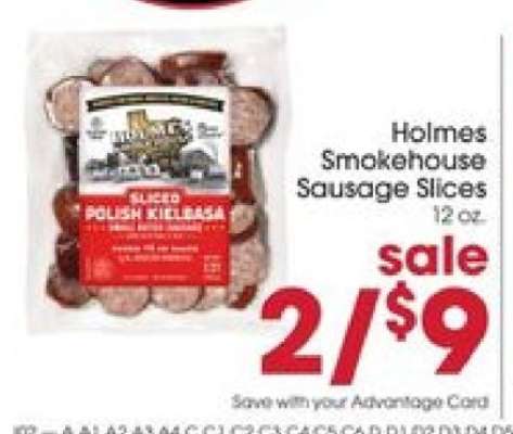 Holmes Smokehouse Sausage Slices