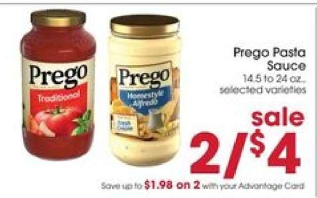 Prego Pasta Sauce