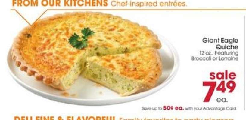 Giant Eagle Quiche