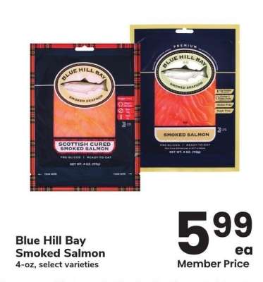 Blue Hill Bay Smoked Salmon - 4-oz, select varieties
