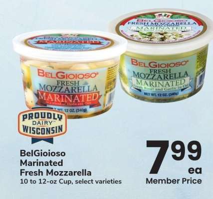 BelGioioso Marinated Fresh Mozzarella - 10 to 12-oz Cup, select varieties