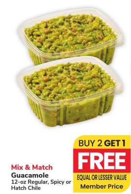 Guacamole - 12-oz Regular, Spicy or Hatch Chile

Mix & Match