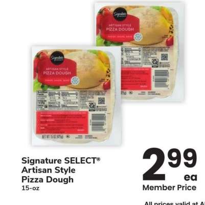 Signature SELECT® Artisan Style Pizza Dough - 15-oz