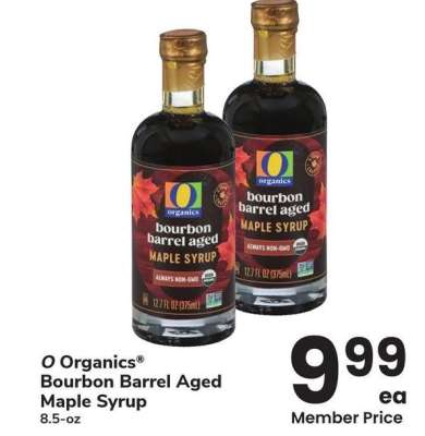 O Organics® Bourbon Barrel Aged Maple Syrup - 8.5 - oz