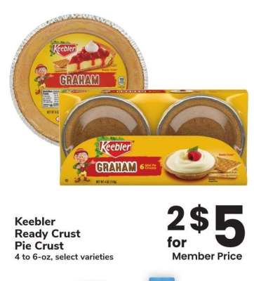 Keebler Ready Crust Pie Crust - 4 to 6 - oz, select varieties