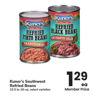 Kuner's Southwest Refried Beans - 15.5 to 16 - oz, select varieties