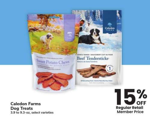 Caledon Farms Dog Treats - 3.9 to 9.3 - oz, select varieties