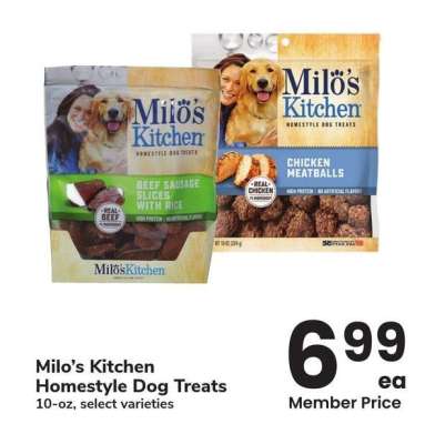 Milo's Kitchen Homestyle Dog Treats - 10-oz, select varieties