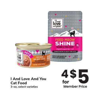 I and Love and You Cat Food - 3-oz, select varieties