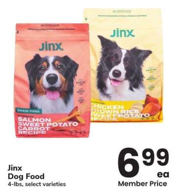 Jinx Dog Food - 4-lbs, select varieties