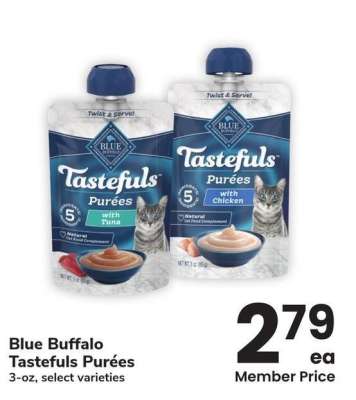 Blue Buffalo Tastefuls Purees - 3 - oz, select varieties