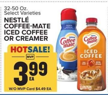 Nestlé Coffee-Mate Iced Coffee or Creamer