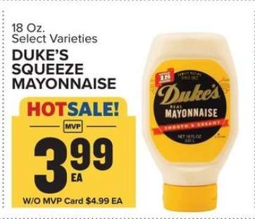 Duke's Squeeze Mayonnaise