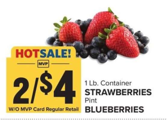 STRAWBERRIES BLUEBERRIES