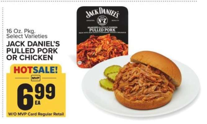 Jack Daniel's Pulled Pork or Chicken