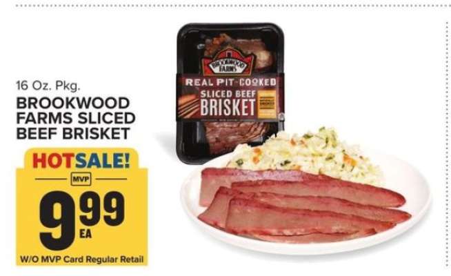 BROOKWOOD FARMS SLICED BEEF BRISKET
