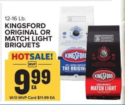 Kingsford Original or Match Light Briquets