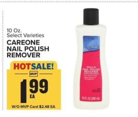 CAREONE NAIL POLISH REMOVER
