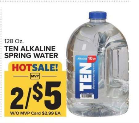 TEN Alkaline Spring Water