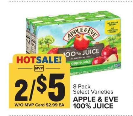 Apple & Eve 100% Juice